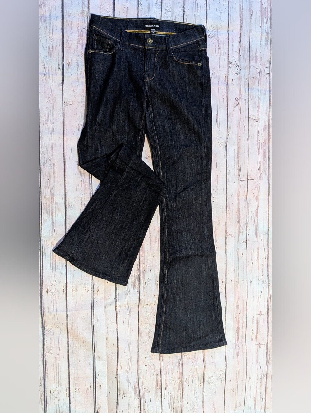 Dark Indigo Flare Jeans